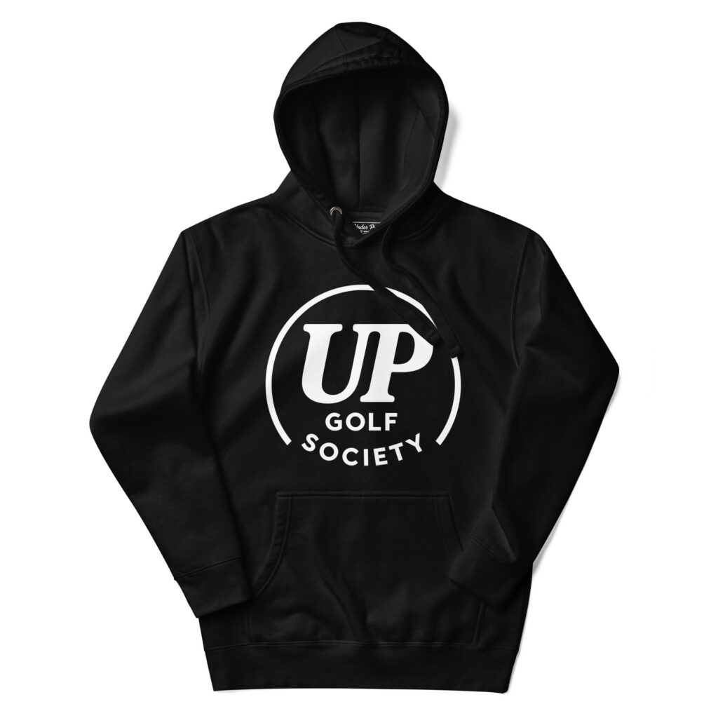 Hoodie golf noir UP Circle UP Golf Society