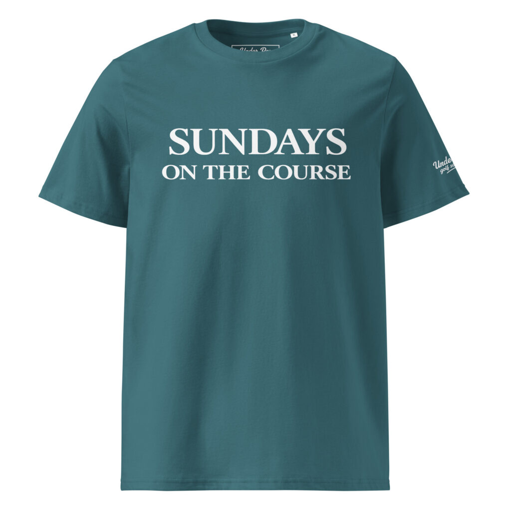Sundays On The Course. Blanc/Pétrol — UP Golf Society