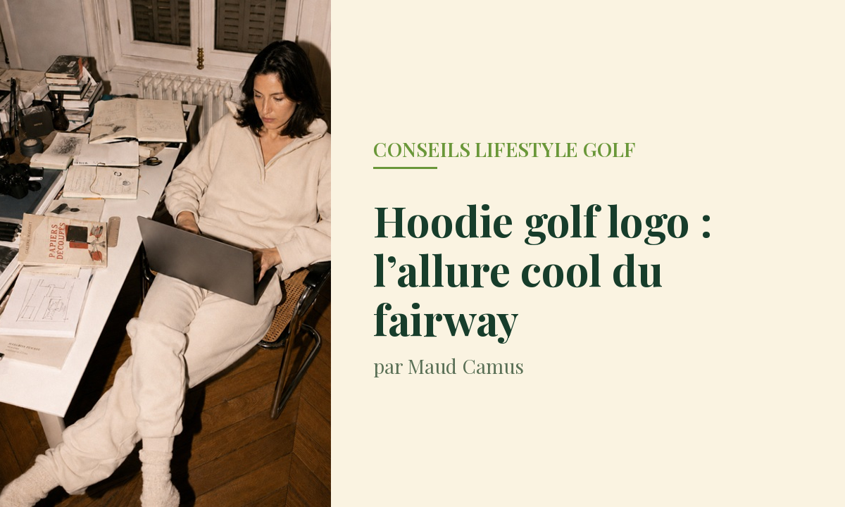 hoodie golf logoté