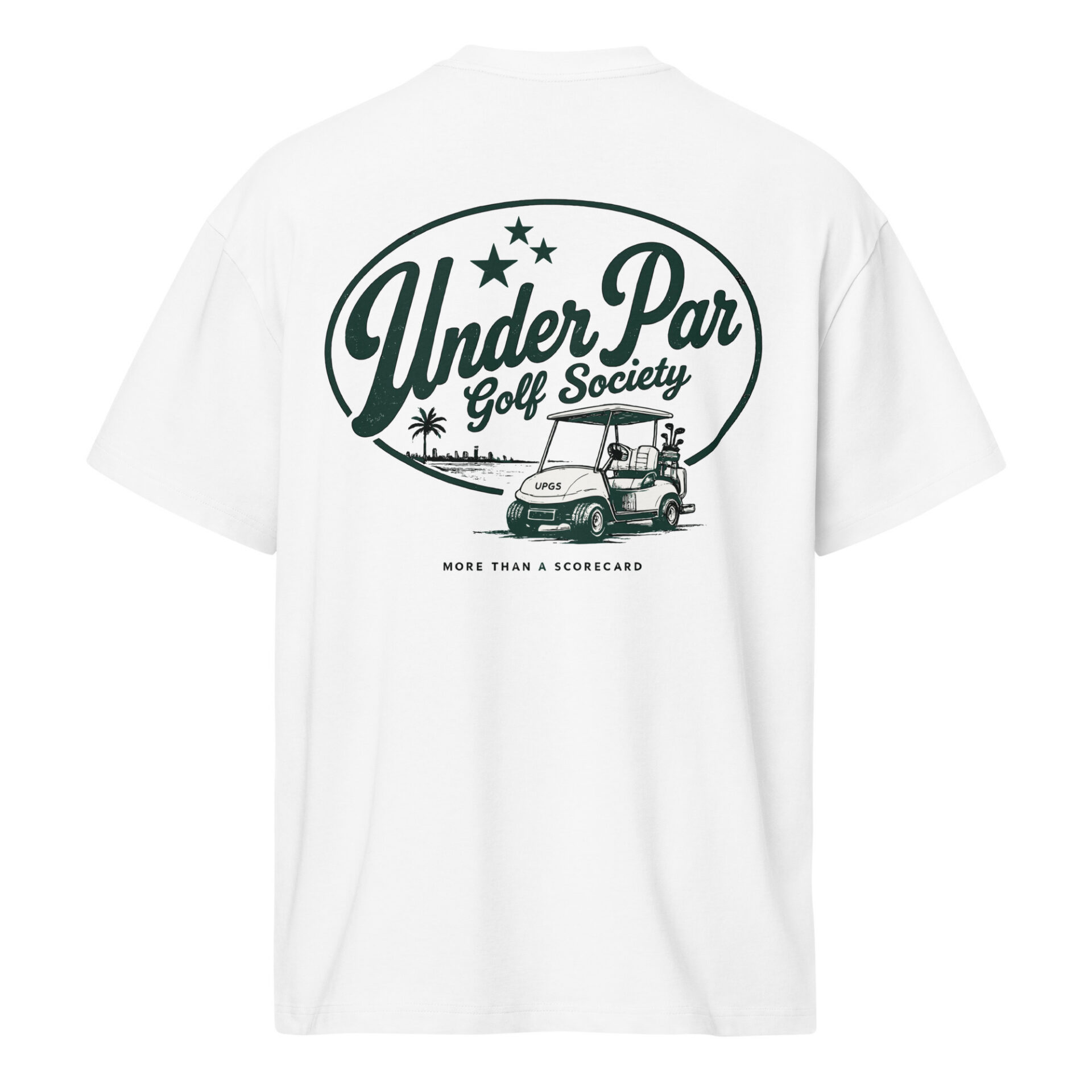 Born Under Par, T-shirt Oversized — UP Golf Society