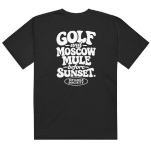 Golf And Moscow Mule Before Sunset