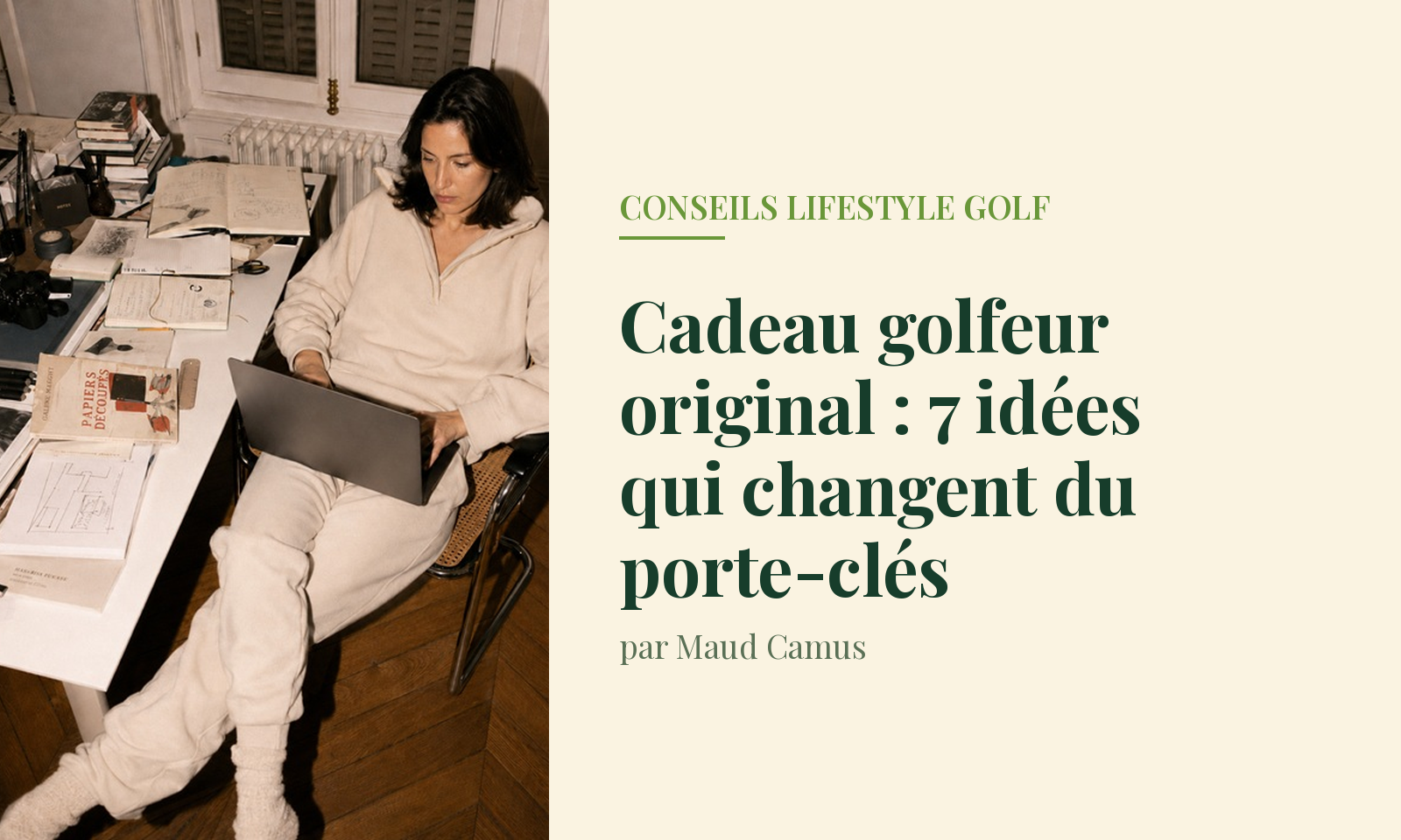 Cadeau golfeur original : 7 idées qui changent du porte-clés