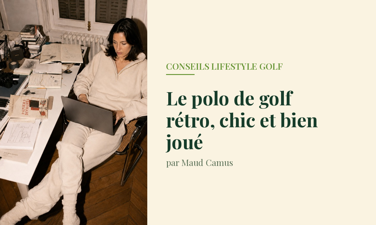 polo de golf rétro
