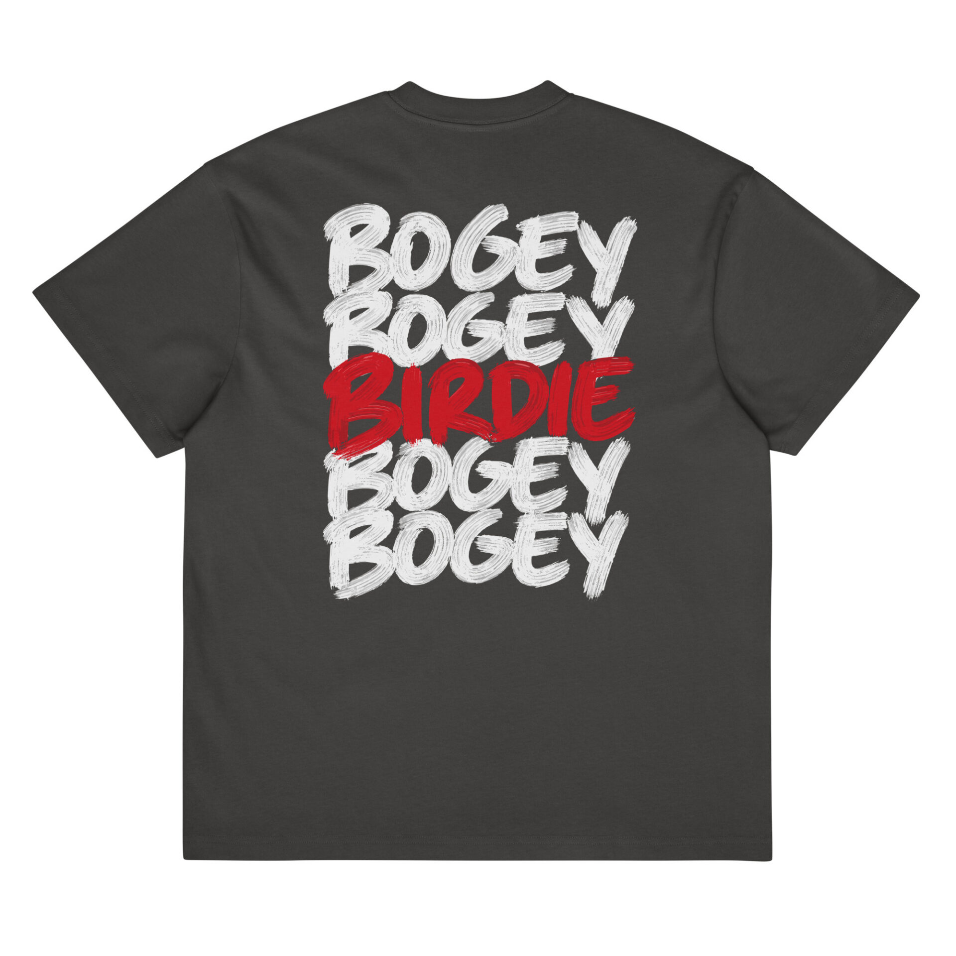 T-shirt golf oversize noir Bogey Bogey Birdie — UP Golf Society