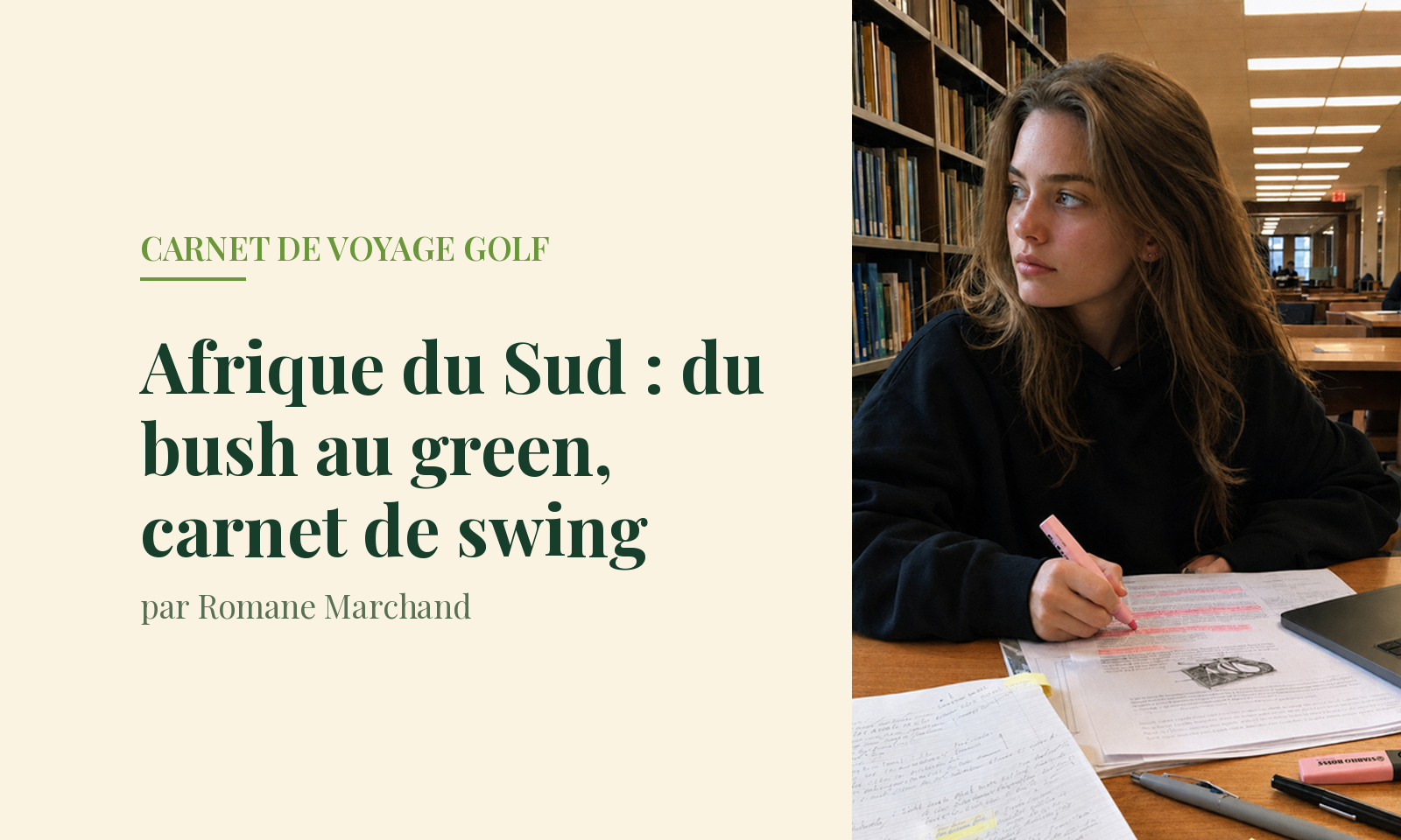 combien de parcours de golf en Afrique du Sud