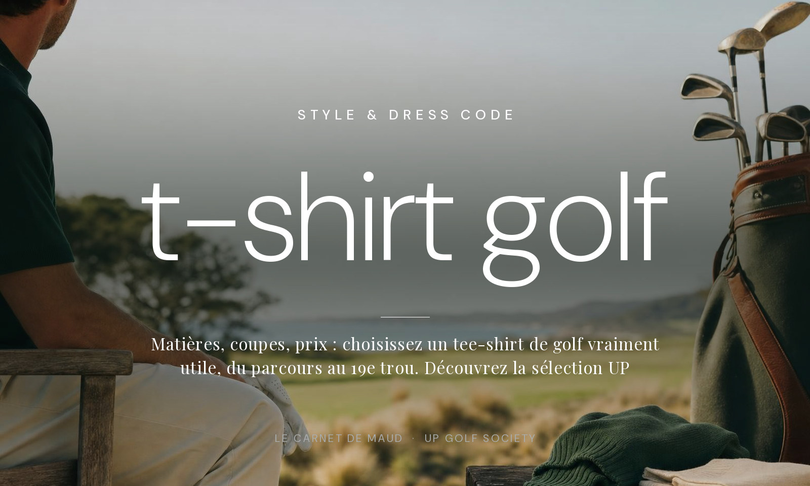 tee-shirt de golf