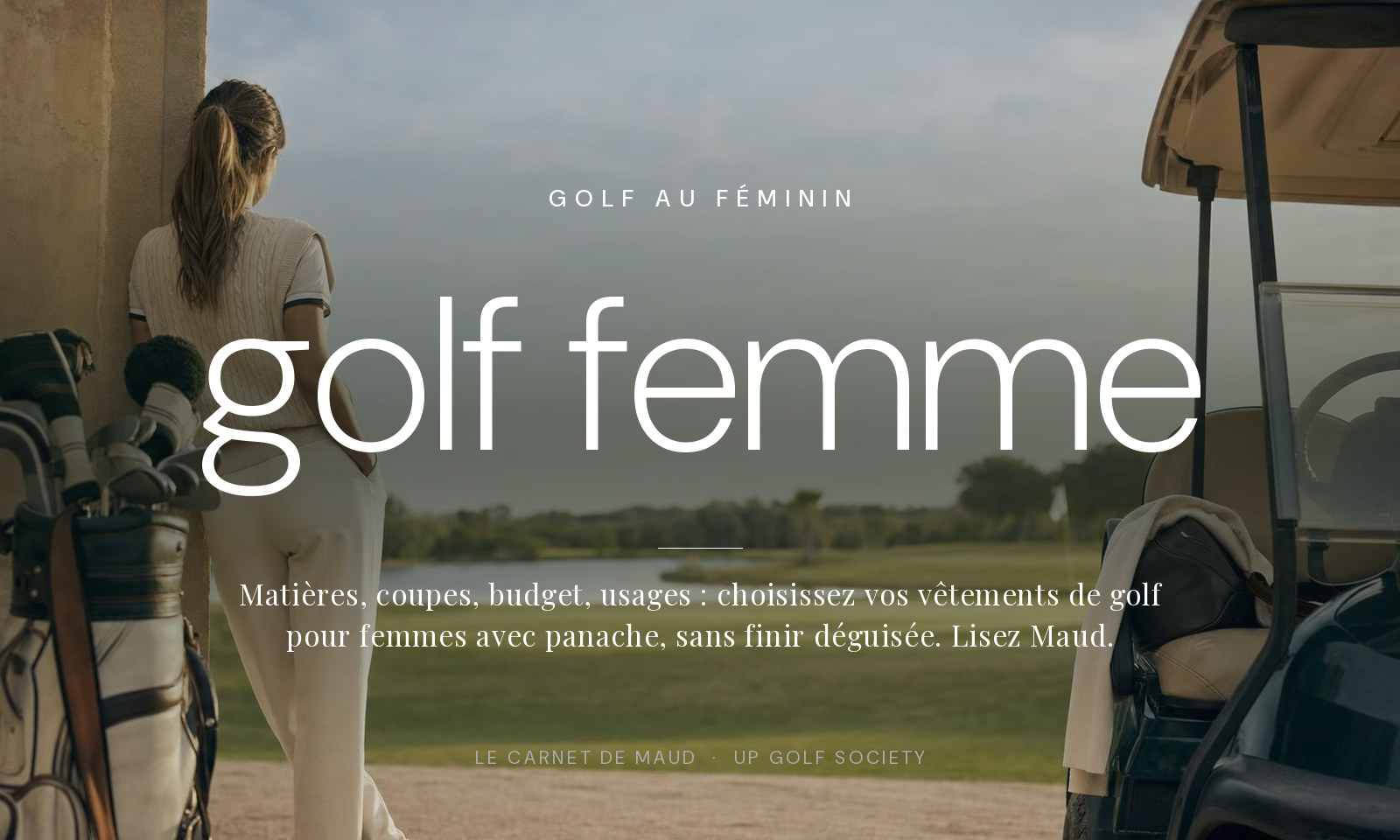 vêtements de golf pour femmes