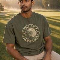 One More Round. Vert Kaki – photo produit UP Golf Society