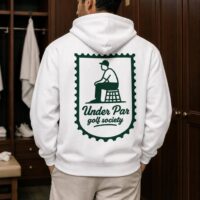 Hoodie blanc Practice Hours porté en situation