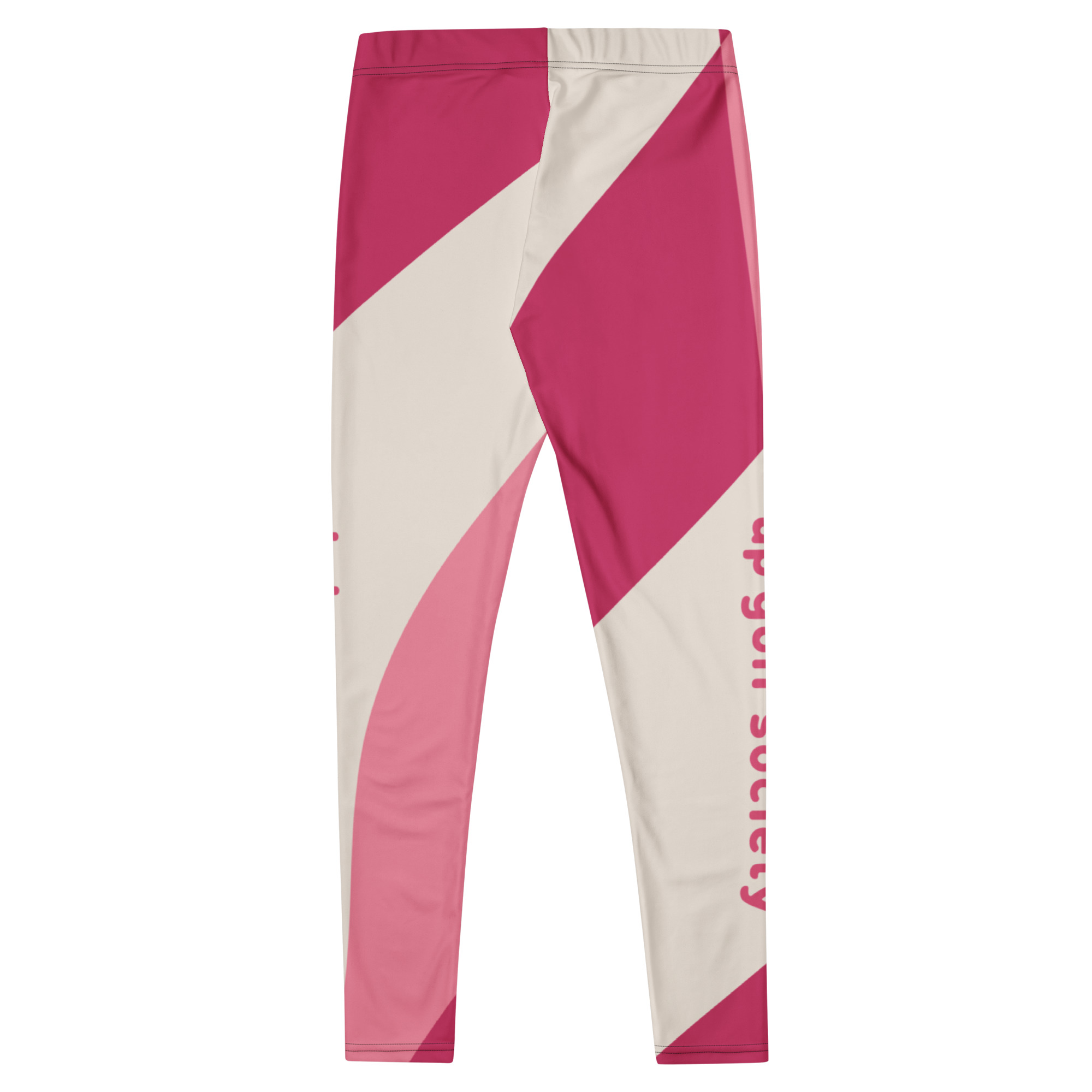 Legging color block rose Octobre Rose UP Golf Society, vue de dos