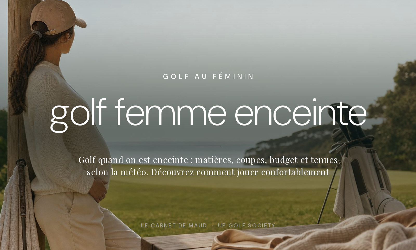golf quand on est enceinte
