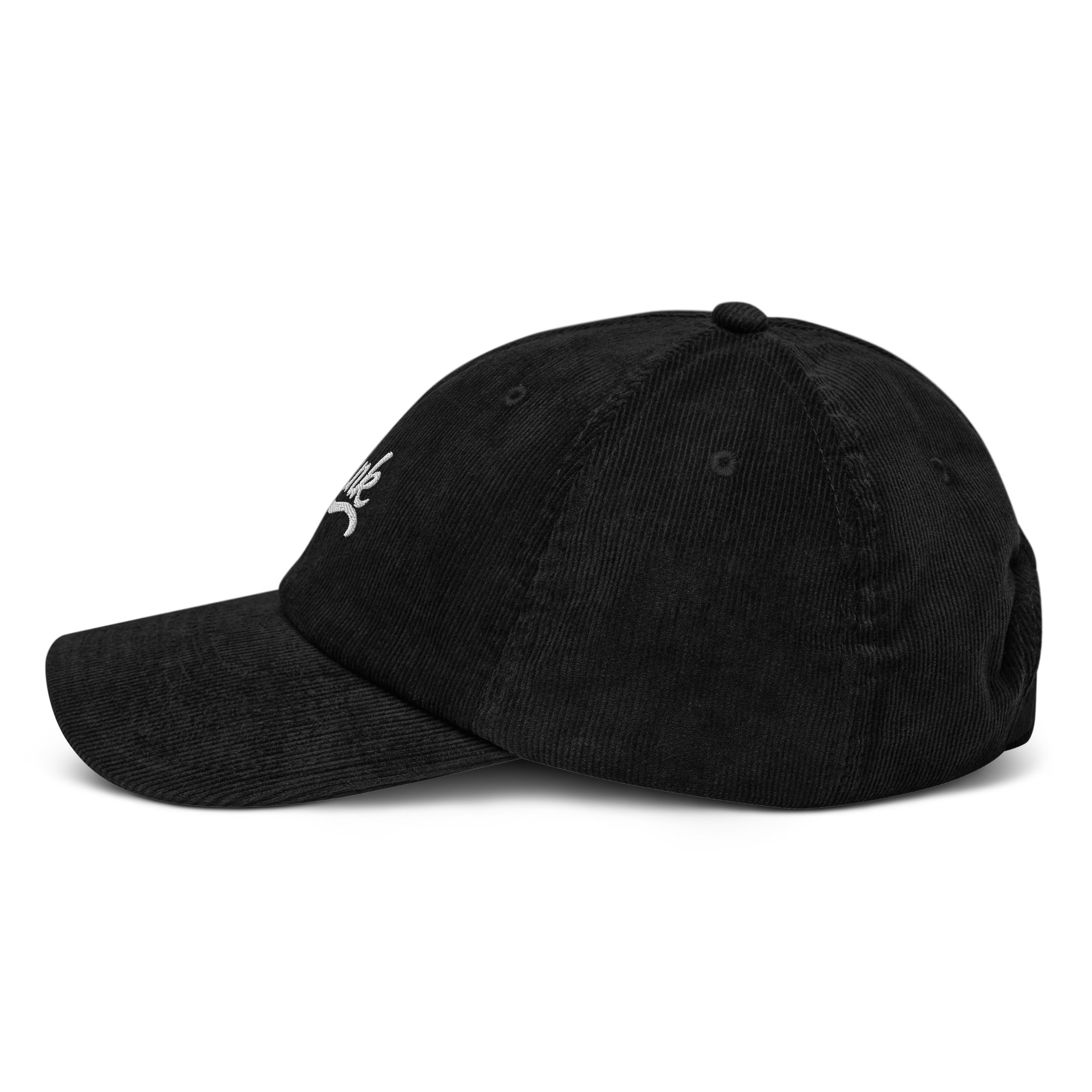 Casquette Shank noire présentée en photo produit détourée