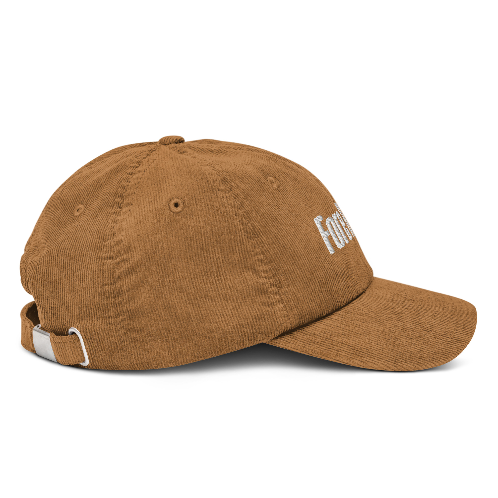 Vue détourée de la casquette Fore Right couleur camel