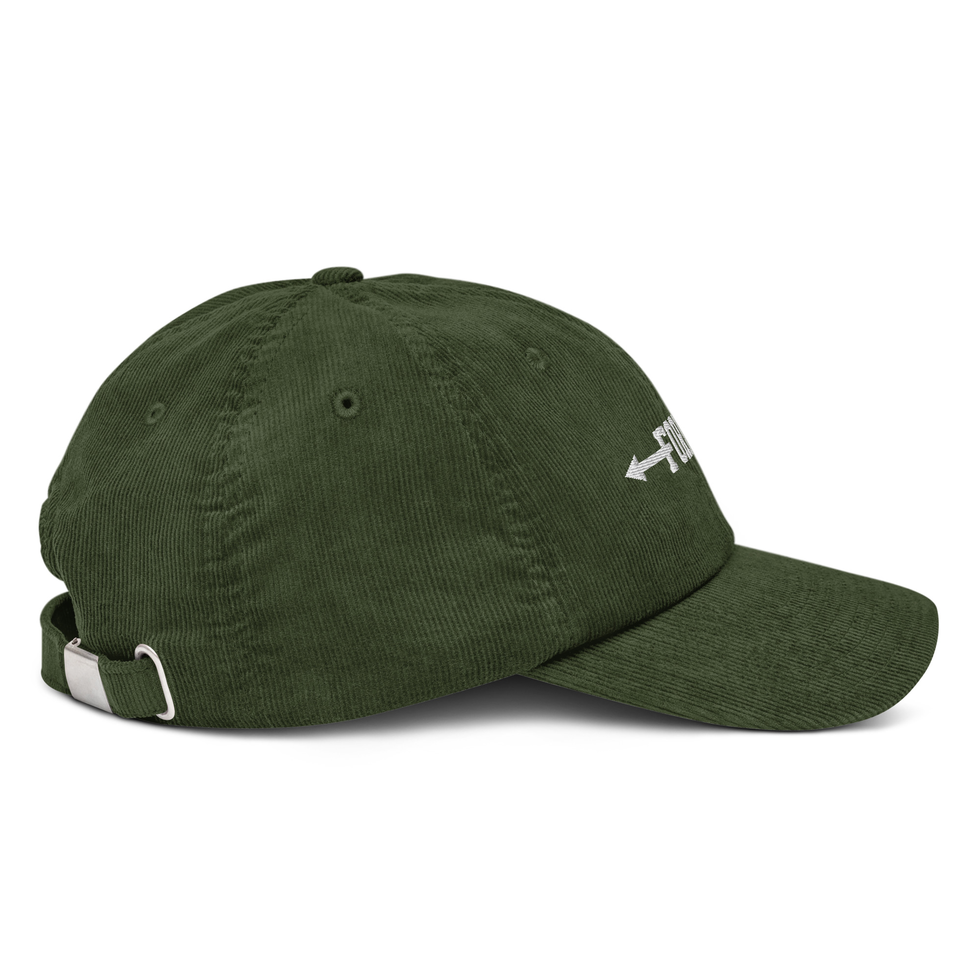 Vue produit détourée de la casquette Fore Left vert olive