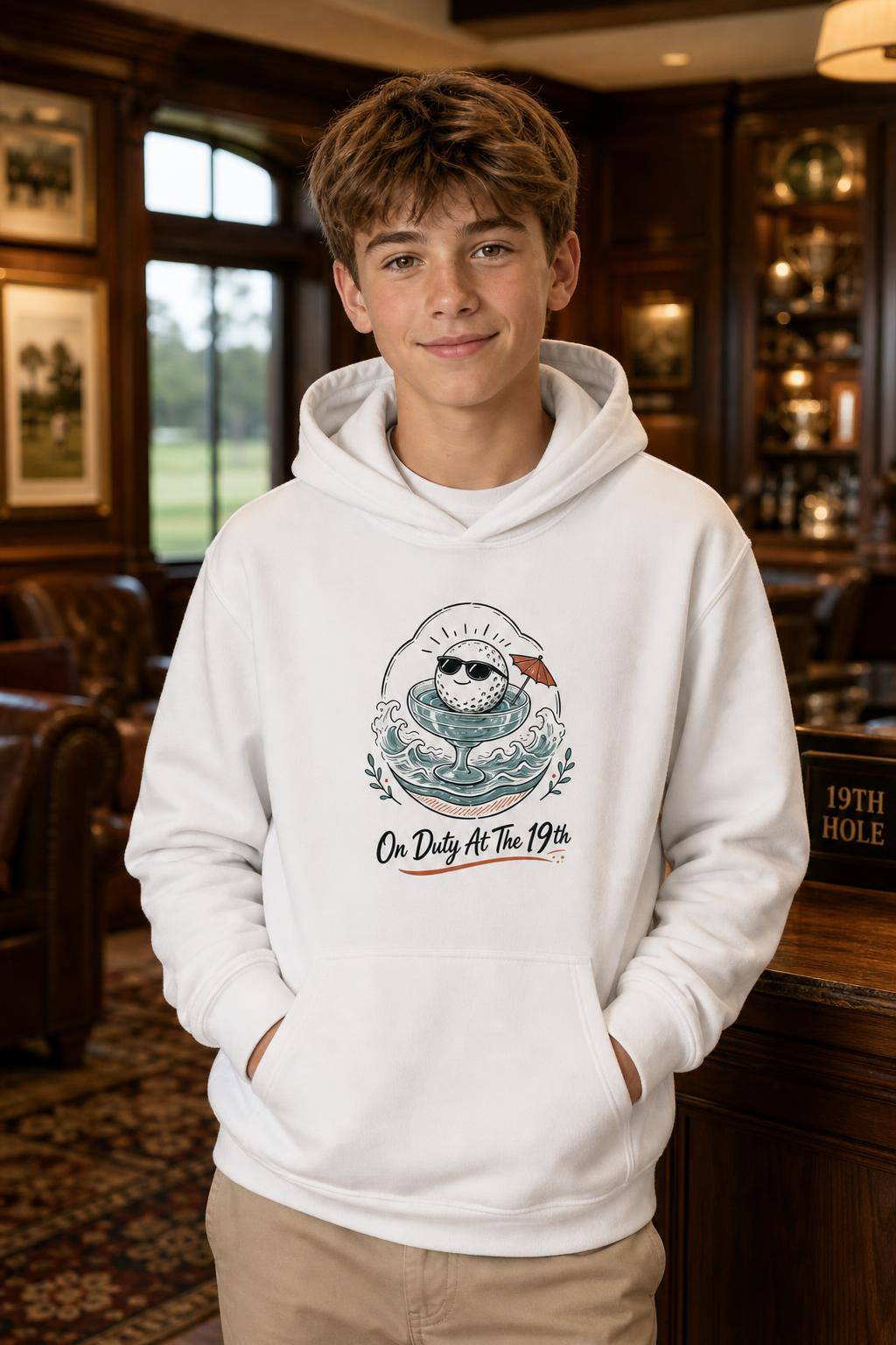 On Duty At The 19th – photo produit UP Golf Society