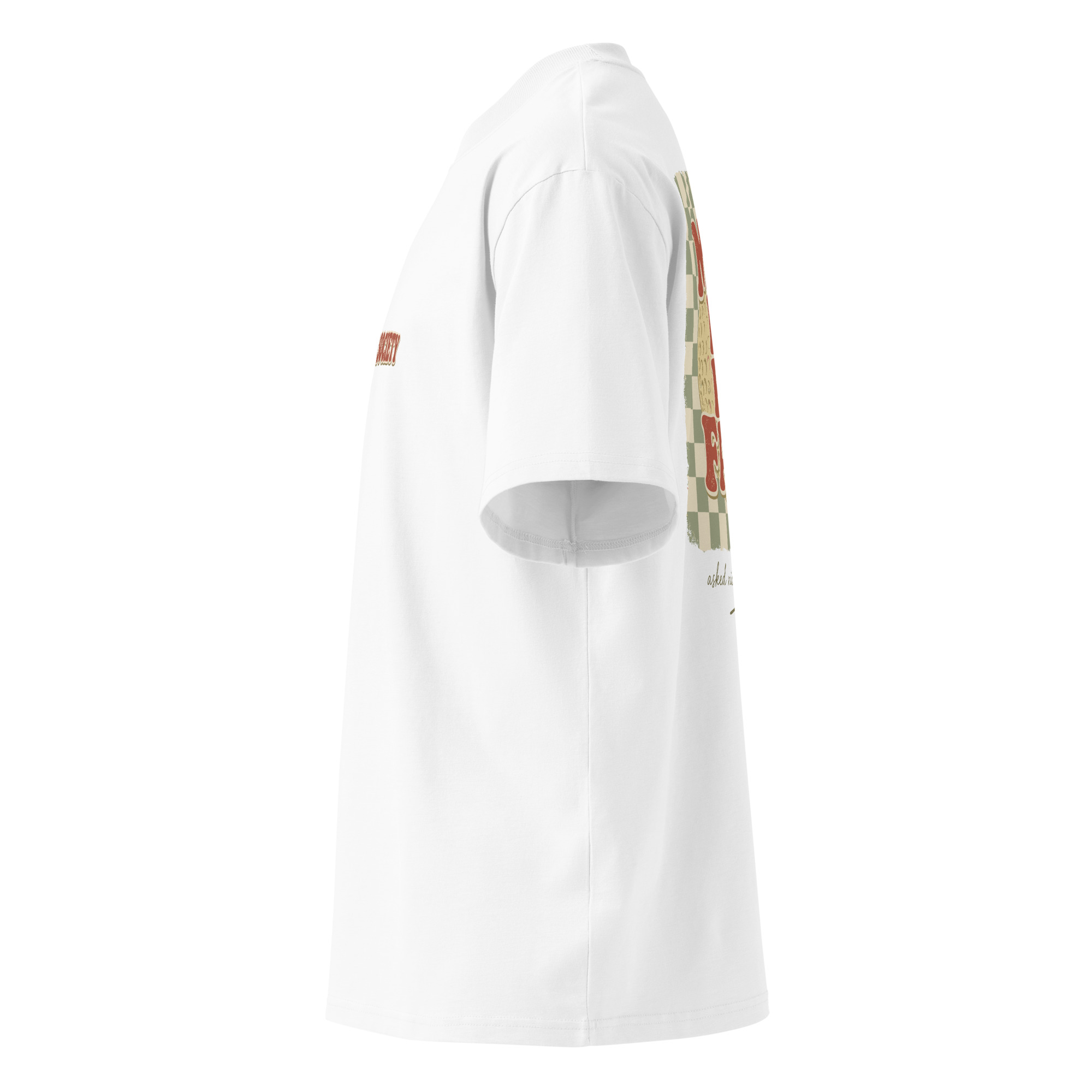 T-shirt More Par Por Favor oversized UP Golf Society, vue de profil gauche