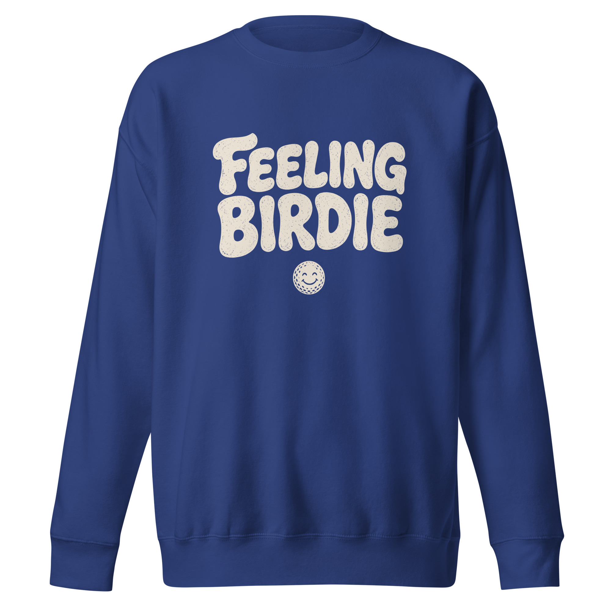 Sweat bleu Feeling Birdie porté en situation