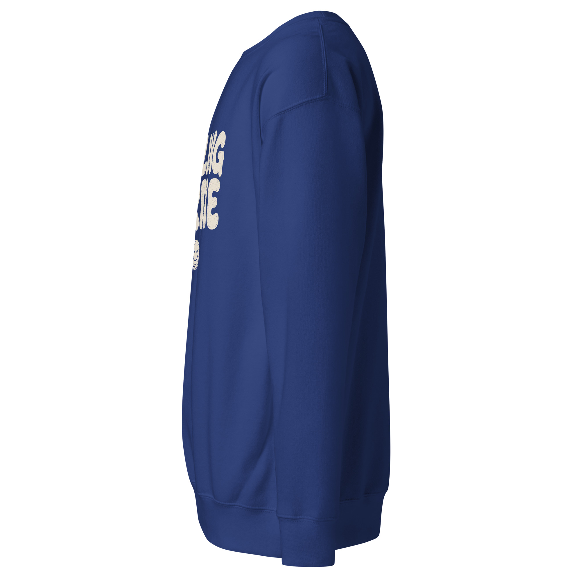 Présentation détourée du sweat Feeling Birdie bleu