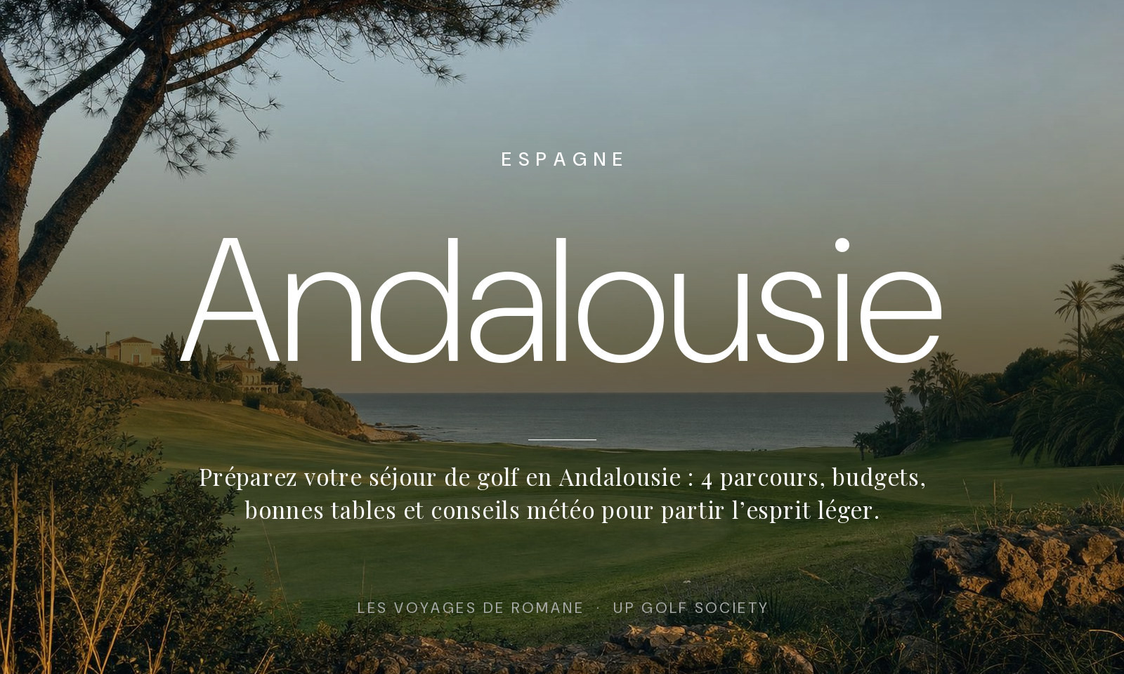 séjour de golf en Andalousie