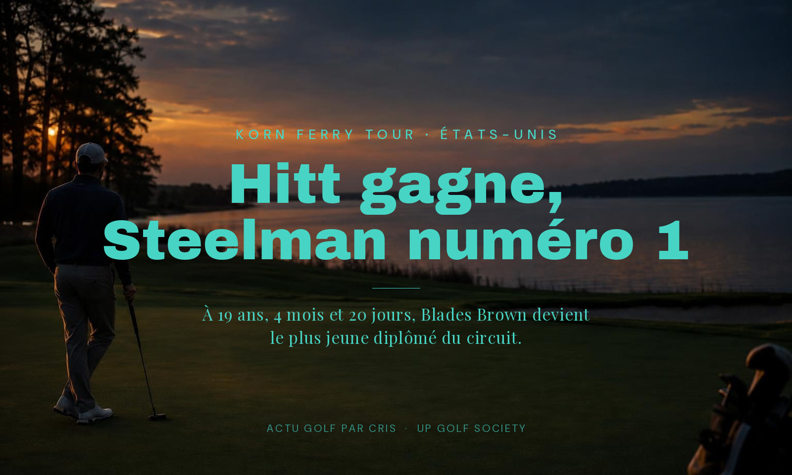 Hitt gagne, Steelman numéro 1 — Korn Ferry Tour · États-Unis