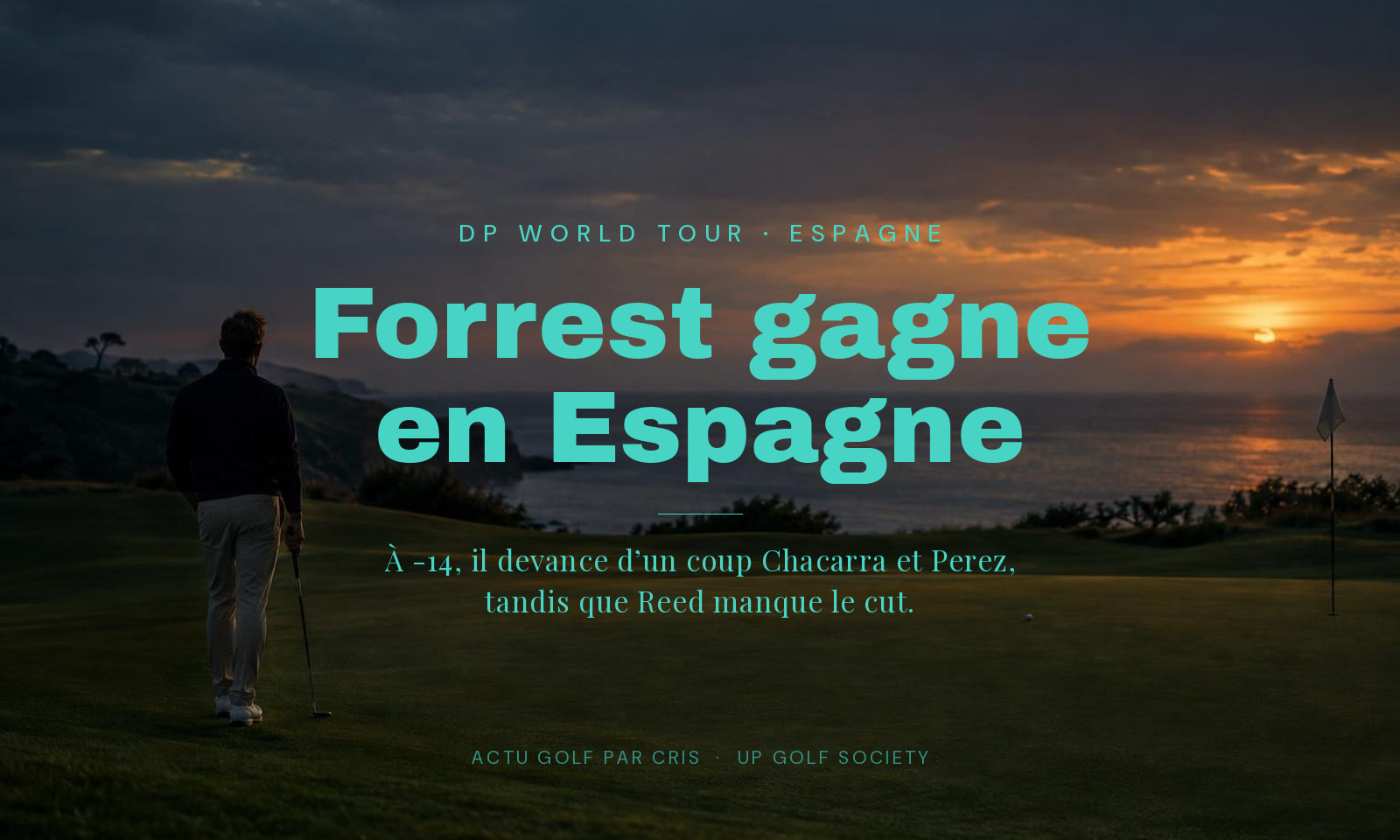 Forrest gagne en Espagne — Dp World Tour · Espagne