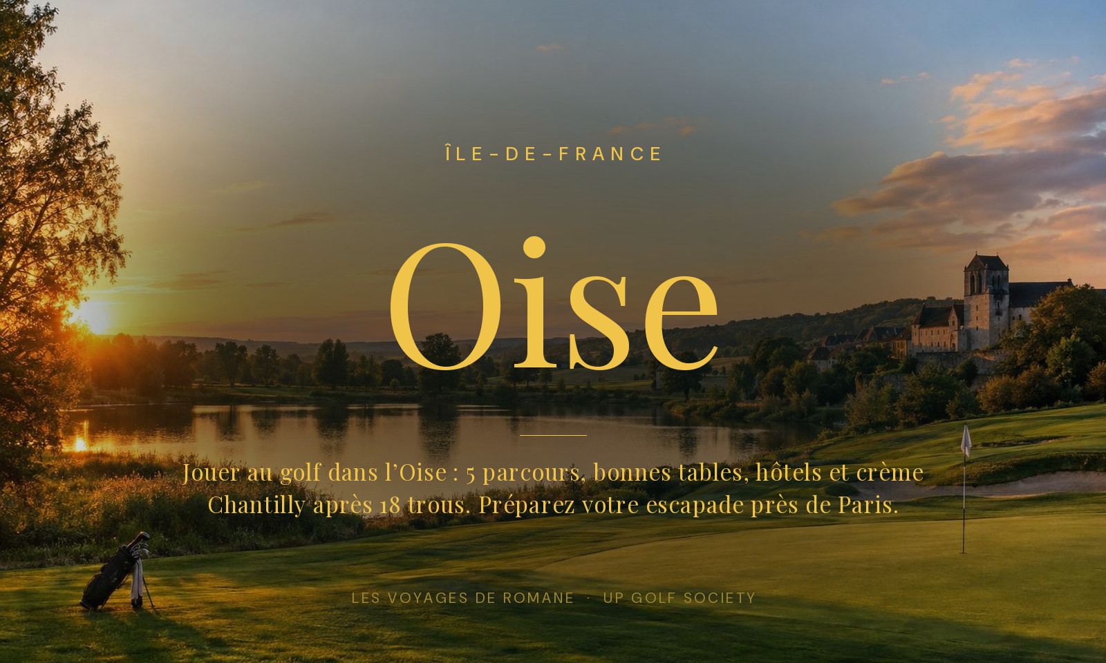 jouer au golf dans l’Oise